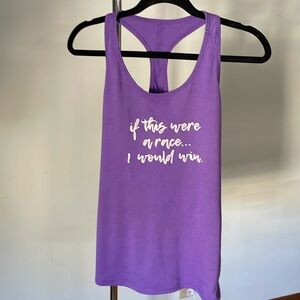 ASICS graphic racer-back top